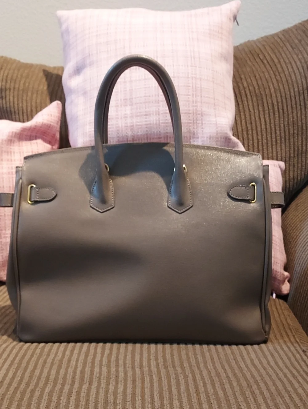 Classic Handbag in Gray (W13 3/4